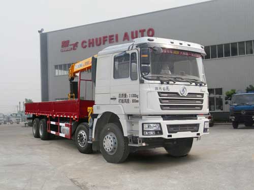 程力威牌CLQ5310JSQ4SX型隨車(chē)起重運(yùn)輸車(chē) 